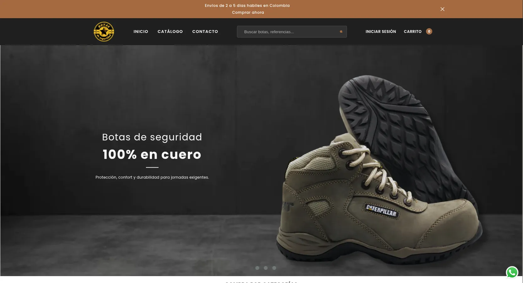 E-commerce Botas de Seguridad